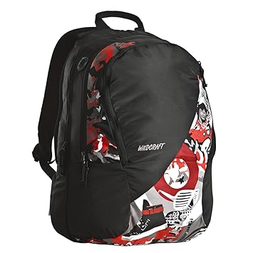 Wildcraft Graffiti Nylon 31 Ltrs Red Laptop Bag