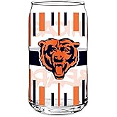 Rico Industries NFL Football Standard 16-oz Can Shaped Glass