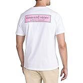 Vineyard Vines Mens Classic Logo Box Short-Sleeve Pocket Tee