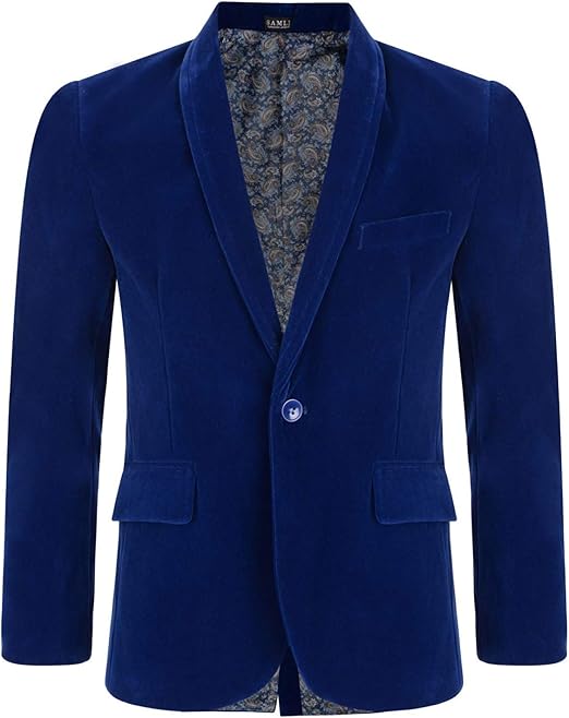 Veste Velours Slim Fit Homme - Neuf Sans étiquettes, Costume Blazer élégant, Multicolore