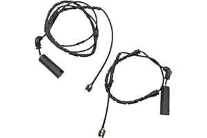 PXASU Front and Rear Brake Pads Sensor Kit for BMW E46, for 1999-2005 BMW 328i 323i, 2000-2006 328Ci, 2001-2005 330xi, Brake Wheels Discs Wear Sensors Replaces# 34351164371 + 34351164372