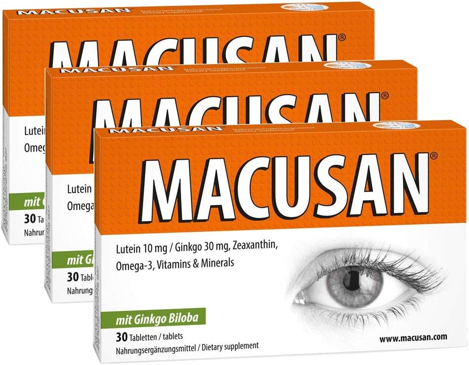 Macusan Supplements for Eyes, 90 count (Pack of 1)