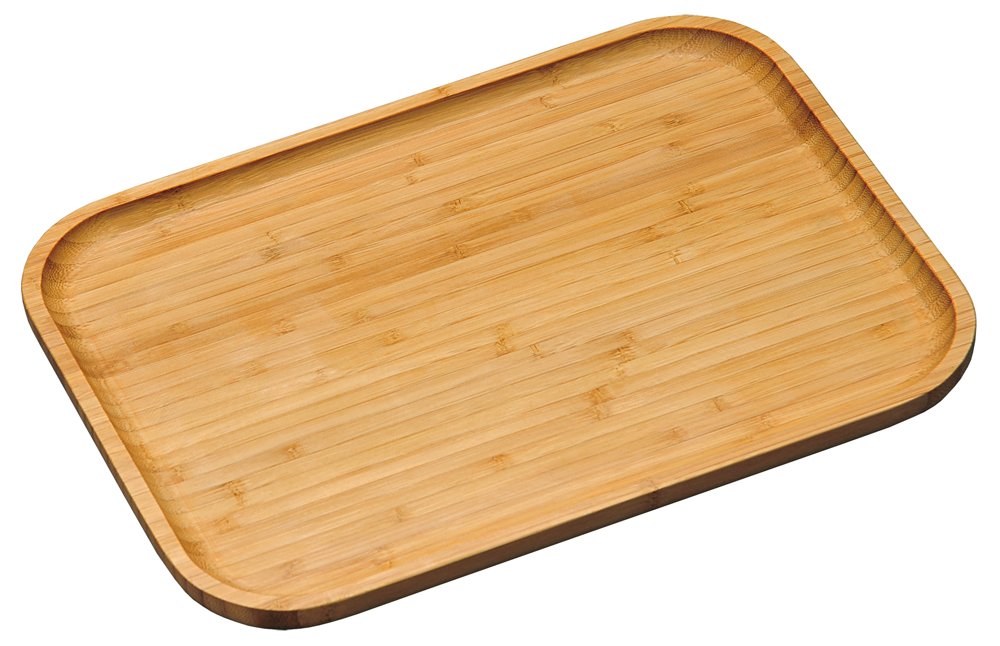 Kesper Bamboo Serving Board, Brown, 37.5 x 27.5 x 2 cm