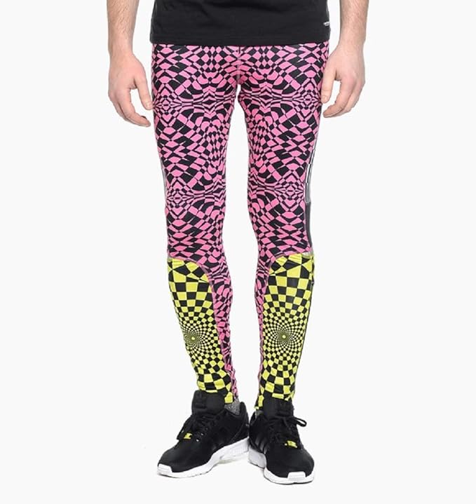 adidas Originali Obyo Jeremy Scott Opart Legging Uomo Tee Yoga Fitness Pantaloni Sportivi 