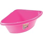 Fortiflex Corner Feeder for Dogs and Horses, 6-Gallon, Hot Pink