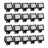 Nilight 20PCS 18W 4” Flood Led Light Bars Driving