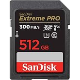 SanDisk 512GB Extreme PRO UHS-II V90 SDXC Memory Card