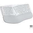Amazon.com: DeLUX Upgraded Ergonomic Wireless Ergo Split Keyboard with ...