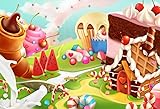 AOFOTO 5x3ft Fantasy Candy Land Landscape