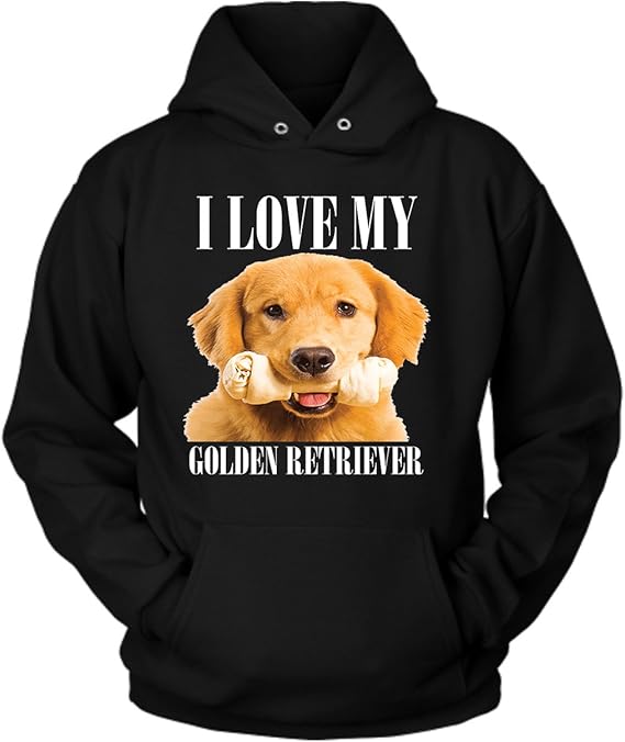 Golden Retriever Hoodie Golden Retriever Cotton Fleece