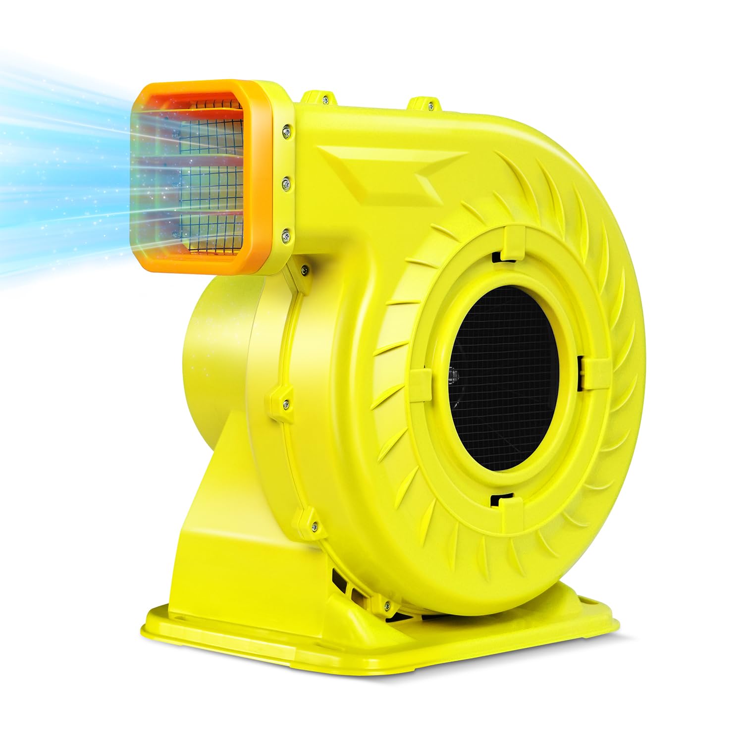 Photo 1 of 1.5HP Inflatable Air Blower for Big Inflatables, 1100W Powerful Bounce House Blower, Portable Commercial Fan Pump for Large Inflatable Bouncy Castle, Water Slide, Jumper