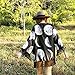 BB&KK Women's Printed Sun And Moon Chiffon Cover-up Kimono Cardigan Bikini Suit