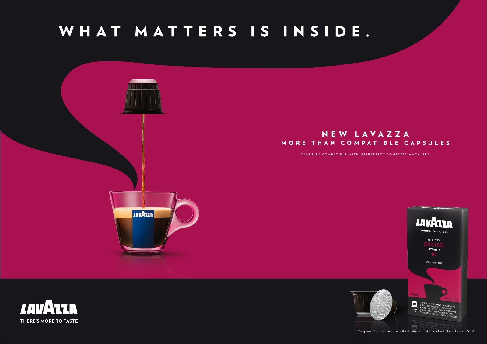 80 x LAVAZZA Nespresso OriginalLine Compatible Capsules ESPRESSO