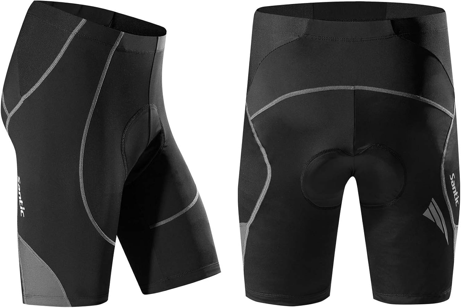 Santic Cycling Shorts Men's Bike Biking Bicycle Pants Tights 4D Coolmax Padded: Clothing