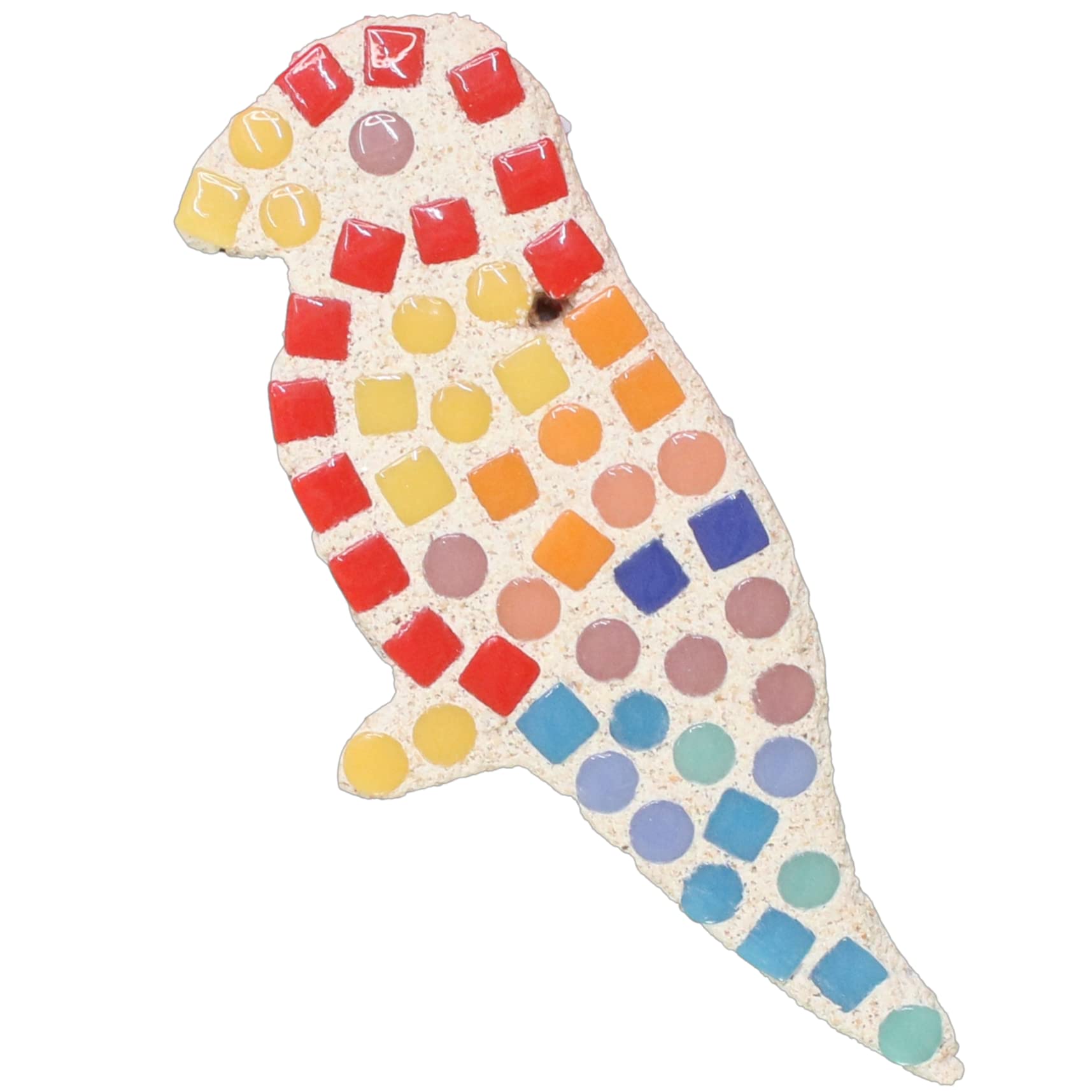 Crafty You Crafty Me - Parrot Mosaic Kit, Creative Craft Activity for Kids and Adults, Made in UK