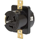 Hubbell CS6369L Locking Receptacle, 50 amp, 125/250V, 3 Pole and 4 Wire, LC