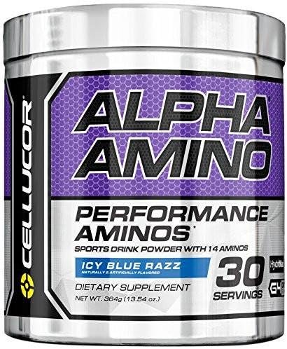 Cellucor Alpha Amino w/ BCAA, Blue Razz 30 servings