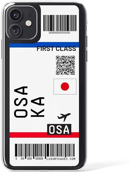 Phone Case Flight Ticket 2025