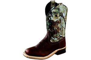 Old West Jama Corporation Boys Thunder Rust Cowboy Boots