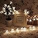 InnooTech Led Sakura Battery Operated String Fairy Light Flower Outdoor Indoor Christmas Tree Light Warm White 40 Led for Bedroom Decoration