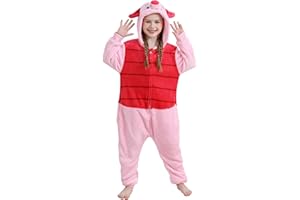 QSTYLE Unisex Children Animal Onesie, Halloween Costume Christmas Pajamas For Girls and Boys 4-13Y