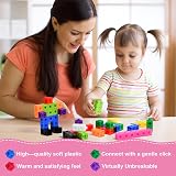 HOTUT 100 Pcs Maths Cubes with 10 Colours Linking Blocks 2 cm view 5