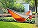 Ohuhu Camping Hammock, Tear-resistant Nylon, Orange & Gray
