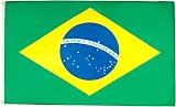 AZ FLAG Brazil Flag 3x5 ft 100D Polyester With Two Grommets