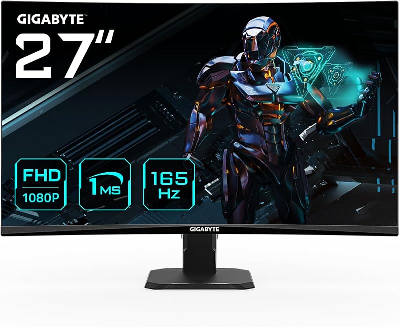 Gigabyte GS27F 27" FHD 165Hz 1ms Gaming Monitor FreeSync Premium HDR