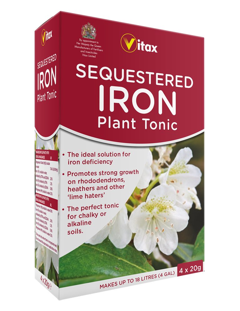 Vitax Sequestered Iron Plant Tonic - Helps correct yellowing leaves