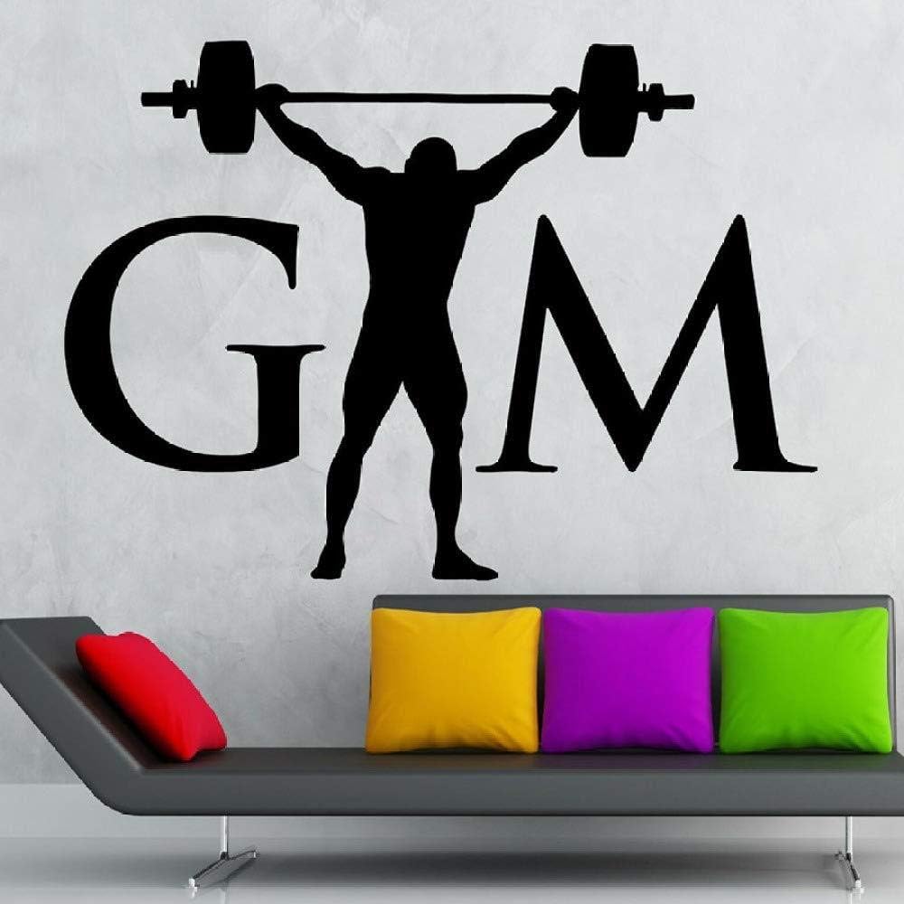 Zykang Gym Creative Wall Stickers Vinyl Window Glass Decals Deportes