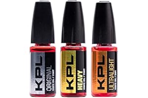 KNIFE PIVOT LUBE Original, Heavy & Ultralight Combo Pack Knife Oil for Blades, Pocket Knife Lubricant, Knife Honing Oil for Cleaning Knives, Knife Oil Lubricant for Blade Care, 3 10ml Oiler Bottles