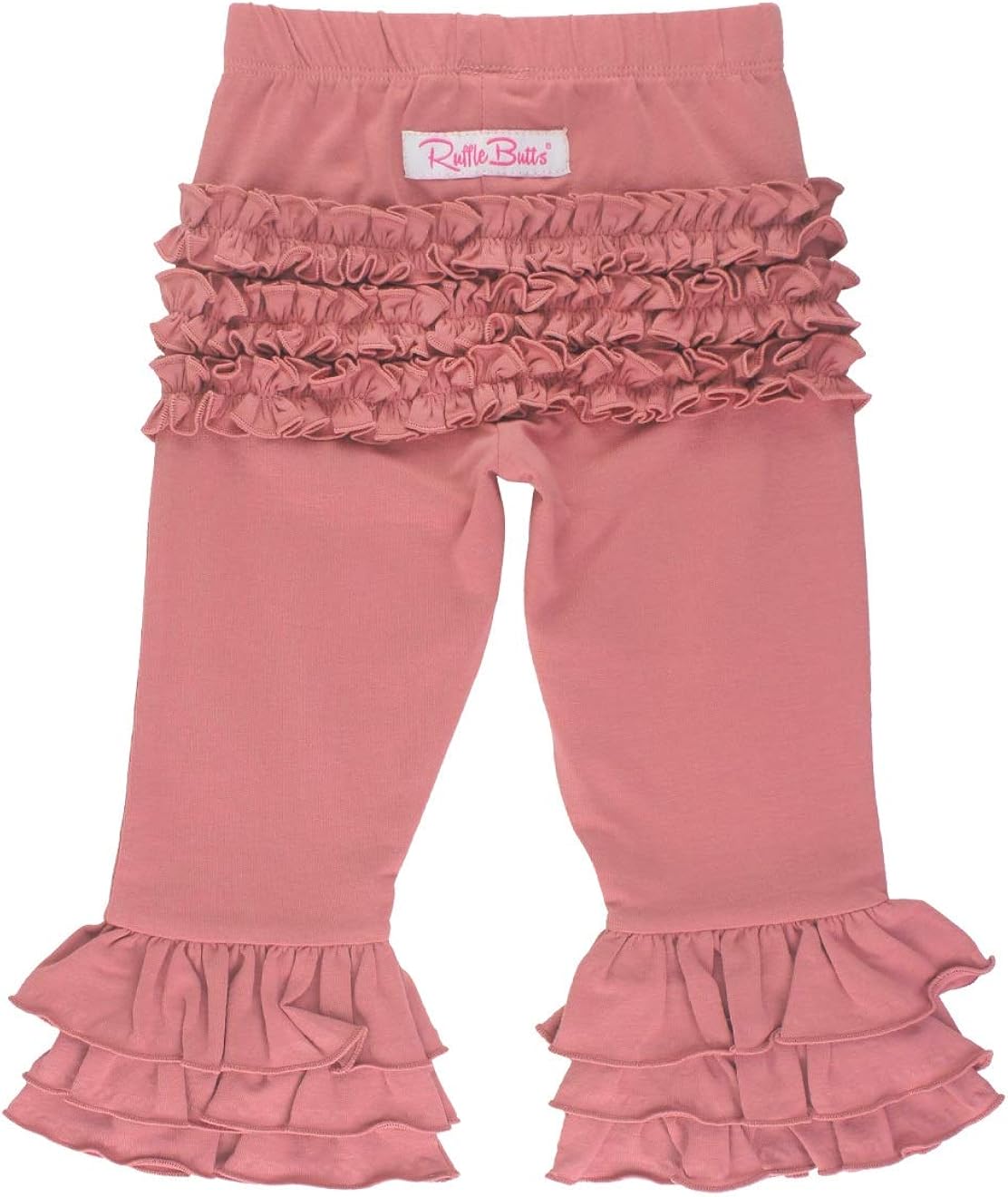 red flare pants with ruffles