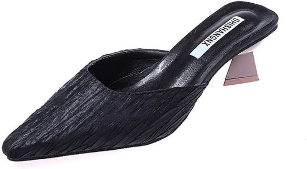 ladies open back mules shoes