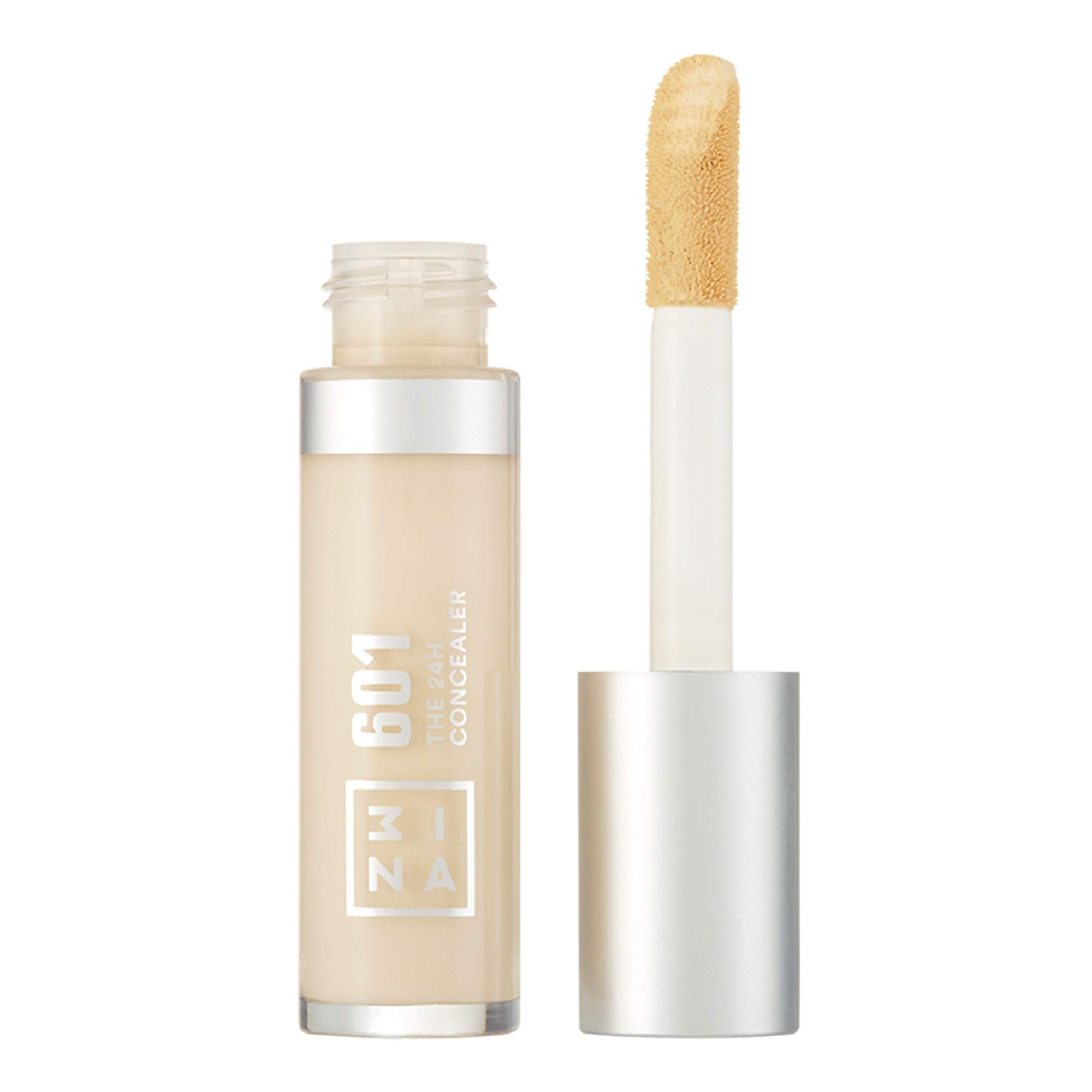 3INA MAKEUP - The 24H Concealer 601 - Ultra light white Dark Circles and Blemish Liquid Concealer - Medium-Full Coverage