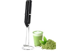 Electric Matcha Whisk, Electric Matcha Whisk, Handheld Frother with Food Grade Stainless Steel Whisk, Suitable for Matcha, Co