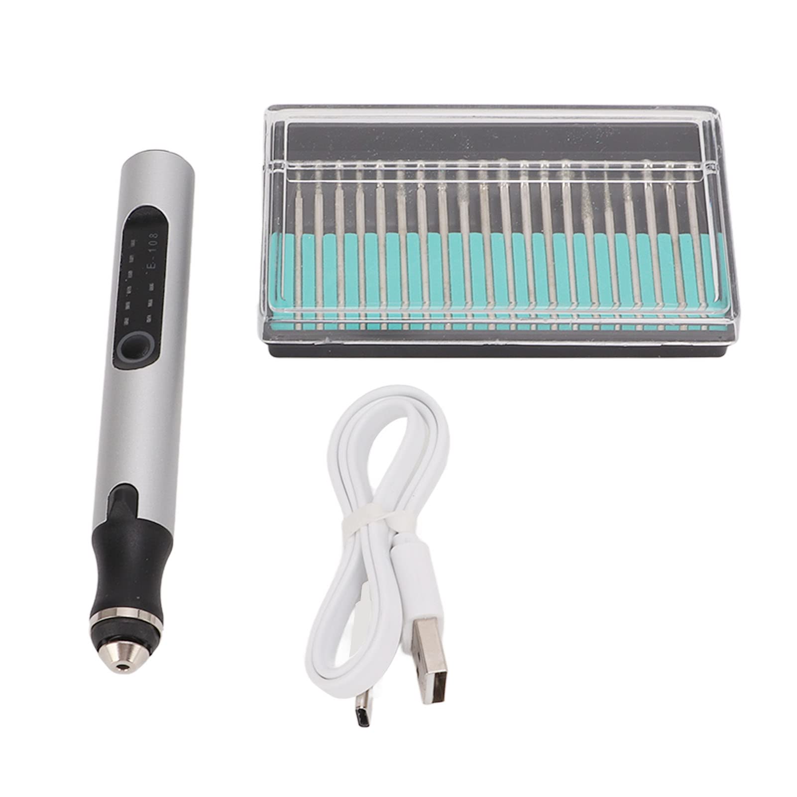 Electric Engraving Pen 3 Gear Speed Adjustment Portable Rechargeable Cordless Etching Tool Mini Carving Low Noise and Easy Operation