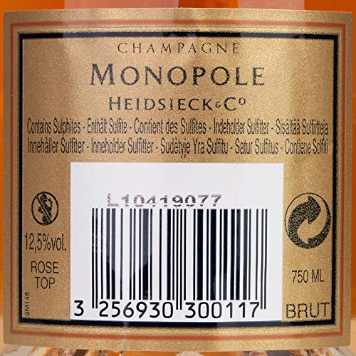 Champagne Heidsieck & Co Monopole Rose Top Brut, 750ml – Bild 7