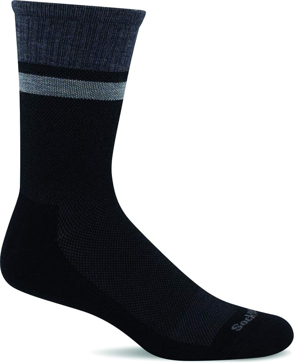 Sockwell Mens Foothold Crew Moderate Graduated Compression Sock