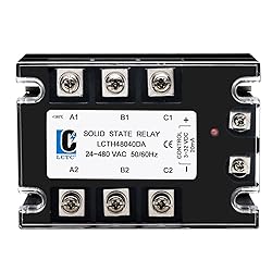 LCLCTC 3 Phase Solid State Relay SSR 40DA DC to AC