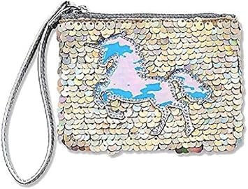 justice sequin purse