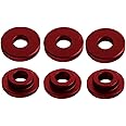 DEWHEL Shifter Cable Bracket Bushings For Ford FOCUS ST & RS 2013-up 6 Speed Manual Transmissions Red