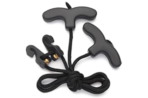 AHOSOUTLY Archerest Crossbow Pull Cord, Crossbow Cocking Rope Device Double Handle Crossbow String Puller Cocker Aid Cocking 