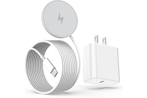 KRUIDVAT Magnetic iPhone Wireless Charger,10FT Fast Charging Apple Mag Safe Charger Wireless Charging Pad for iPhone Air/17 Pro Max/16 Pro/16 Plus/15 Pro/14/13/12/11/AirPods 3/Pro 3/2 Phone Mag safe Charge Pad