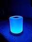 Luce Notturna LED Touch Mobxpar, Lampada Da Comodino RGB Dimmerabile Con 6 Colori E 3 Luminosità, Ricaricabile USB, Portatile 1200mAh
