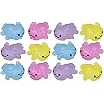 Curious Minds Busy Bags Mochi Squishy Axolotl Animals - Kawaii Cute Individually Boxed Wrapped Toys - Sensory Stress Fidget Party Favor Toy (Set of 12)