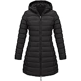 Bellivera Women Puffer Jacket Reversible Spring and Winter Fashion Warm Quilted Long Hooded Padded Bubble Coat