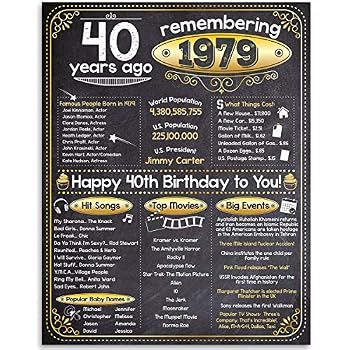 Amazon.com: Katie Doodle 40th Birthday Decorations Gifts for Women or ...