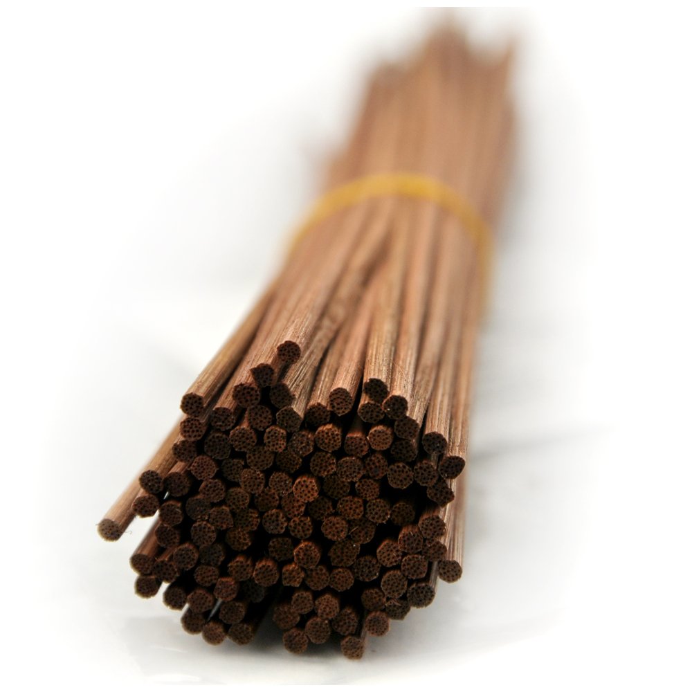 100 Pieces Rattan Reed Diffuser Replacement Refill Sticks (30cm x 3mm, Brown)