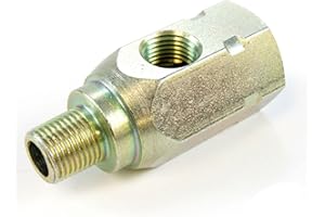 SQUIRRELLY PERFORMANCE PARTS Squirrelly Oil Pressure Sending Unit Port NPT Male Female BSPT Port Adapter Designed Compatible with Mitsubishi Evolution 8/9